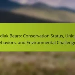 Kodiak Bears: Conservation Status, Unique Behaviors, and Environmental Challenges
