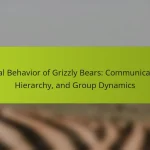 Social Behavior of Grizzly Bears: Communication, Hierarchy, and Group Dynamics