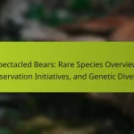 Spectacled Bears: Rare Species Overview, Conservation Initiatives, and Genetic Diversity
