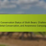 The Conservation Status of Sloth Bears: Challenges, Habitat Conservation, and Awareness Campaigns