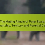 The Mating Rituals of Polar Bears: Courtship, Territory, and Parental Care