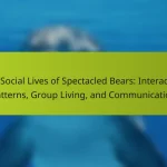 The Social Lives of Spectacled Bears: Interaction Patterns, Group Living, and Communication