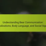 Understanding Bear Communication: Vocalizations, Body Language, and Social Signals